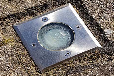 Example of use floor lights