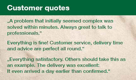 Quotes from ThoMar customers