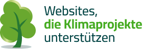 Icona "Siti web che supportano progetti climatici"