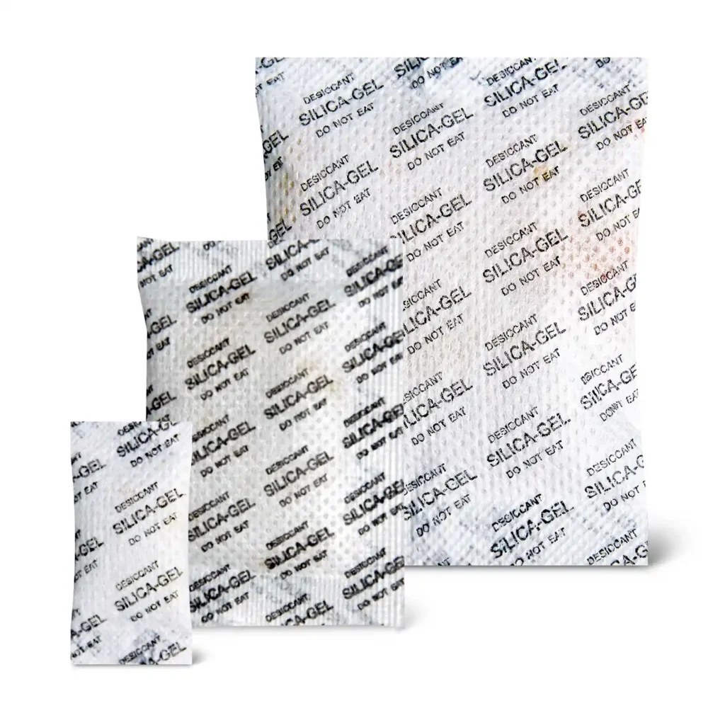Image produit ThoMar sachets gel de silice orange en trois tailles de sachets