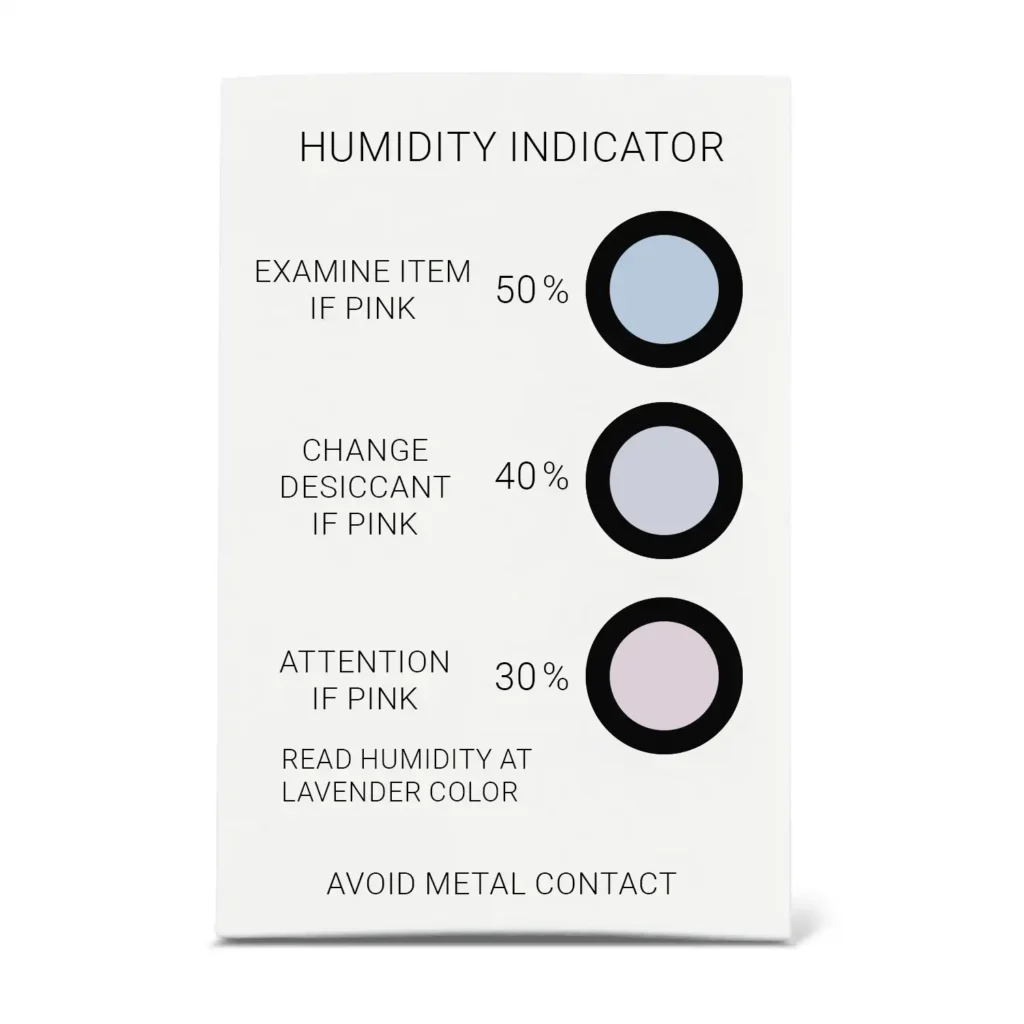 ThoMar carte indicatrice d’humidité 30–50 % carte indicatrice à l’état partiellement saturé