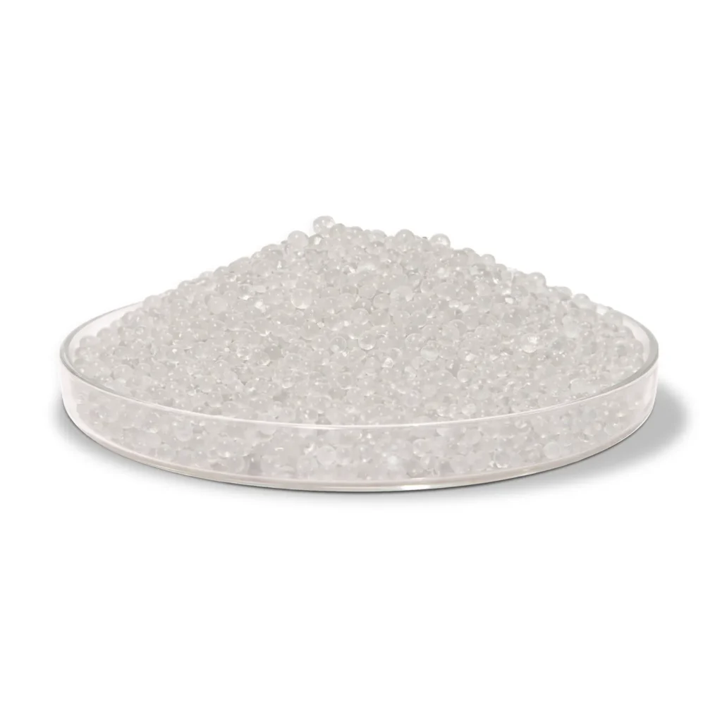 Image produit ThoMar gel de silice blanc en vrac dans une coupelle