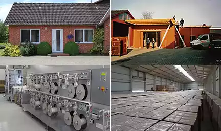 Storia della produzione di essiccanti ThoMar OHG dal 1999 con immagini dei decenni passati dell'azienda
