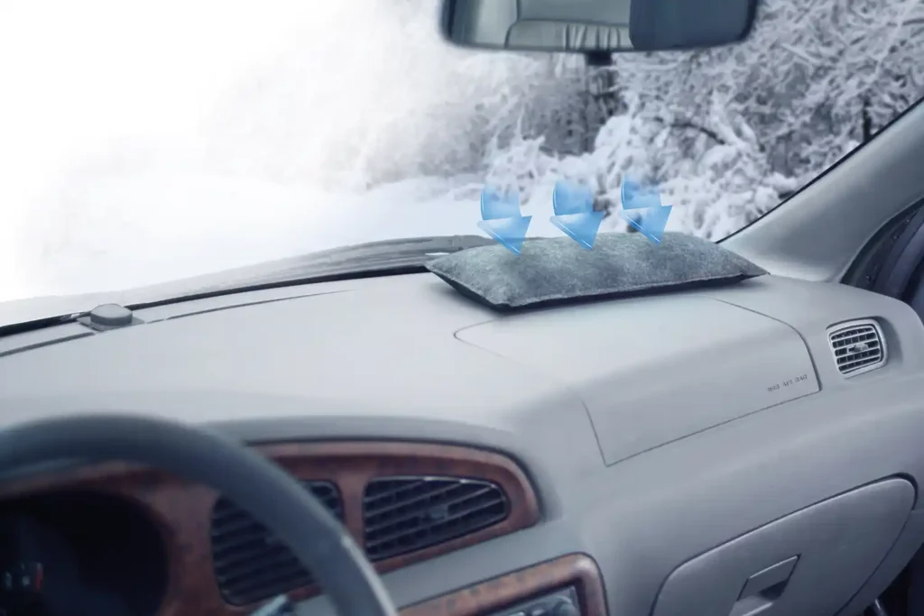 Esempio di applicazione deumidificatore per auto airdry