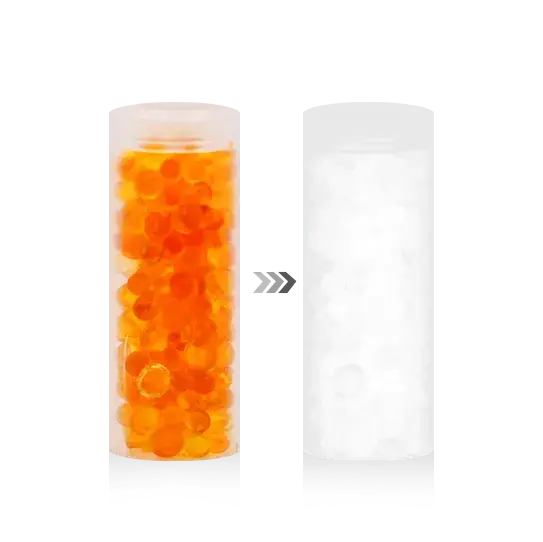 ThoMarr CanDryy Trockenmittel-Zylinder mit orangem Silikagel Farbumschlag zu weiß