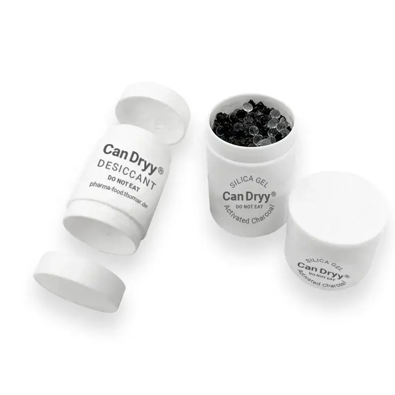 ThoMar CanDryy Deodorizer Trockenmittelkanister mit Aktivkohle und Silica Gel Inhalt