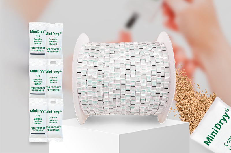 Sacchetti essiccanti ThoMar MiniDryy Strip su bobina con setaccio molecolare