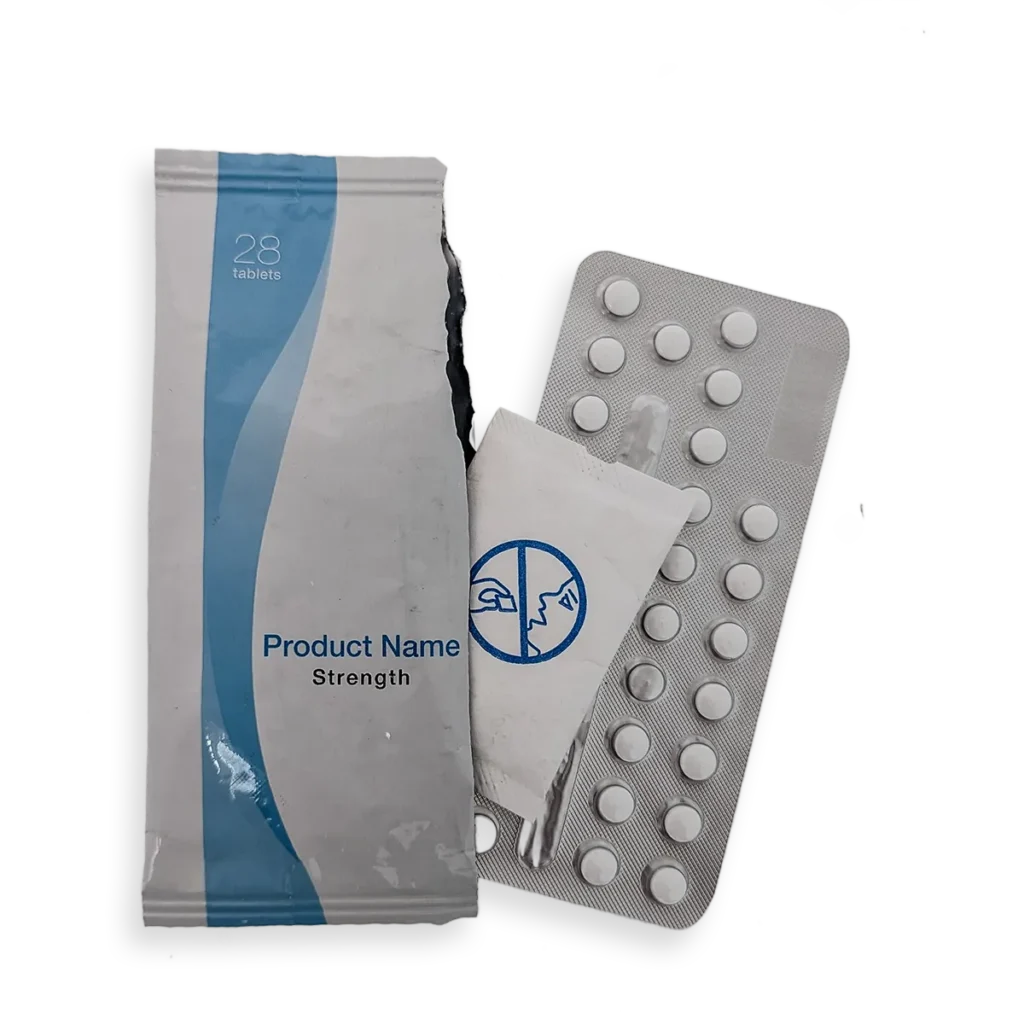 Emballage blister avec sachet déshydratant individuel développé par ThoMar
