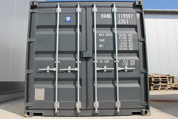 Image thématique stockage dans un conteneur