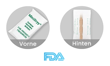 ThoMar MiniDryy Sachet Molekularsieb Beutel mit Visible Lap Seal, FDA approved